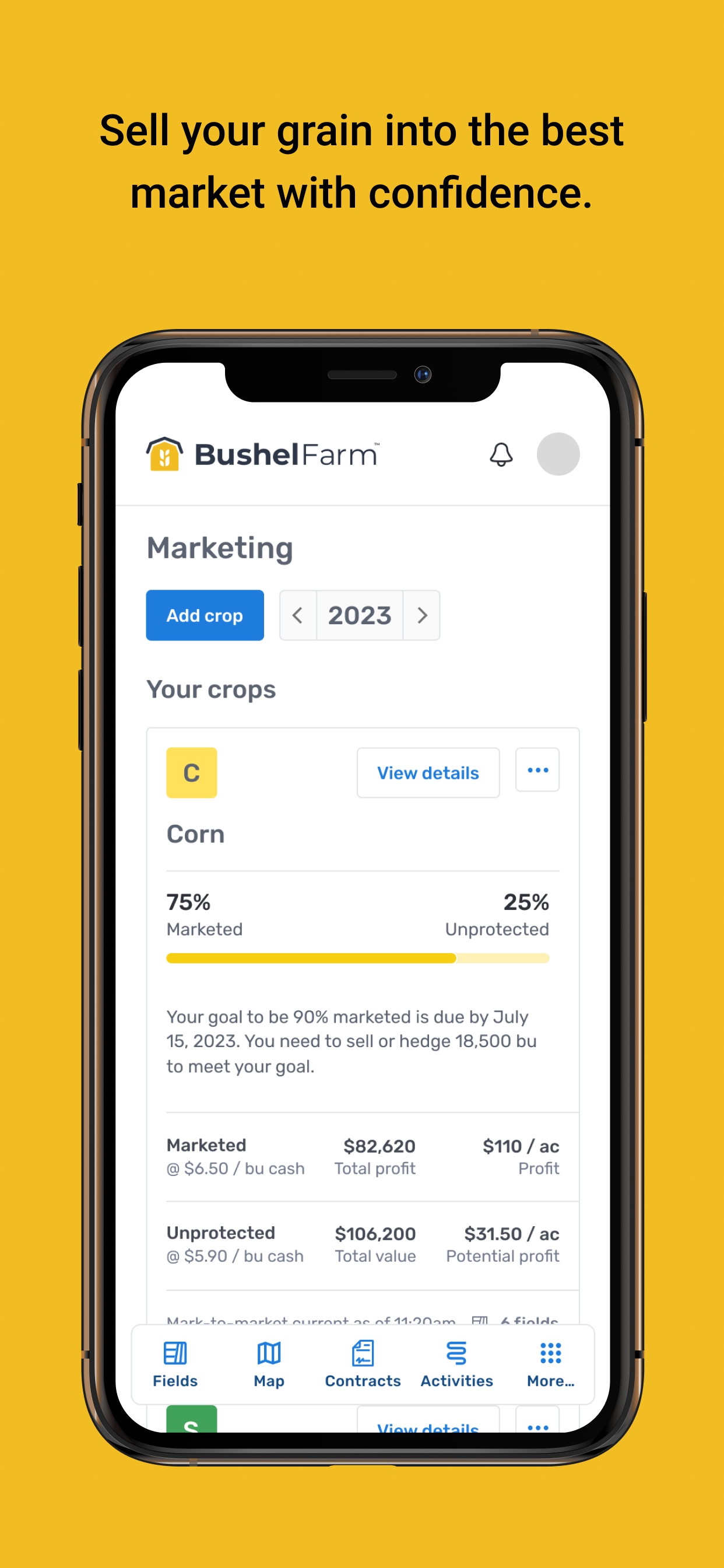 screenshot of Bushel Farm